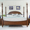 Asprin Solid Wood Luxury Poster Bed in Brown.
