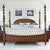 Asprin Solid Wood Luxury Poster Bed in Brown.