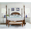 Asprin Solid Wood Luxury Poster Bed in Brown.