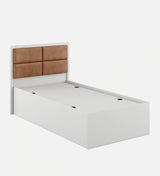 Astro Single Wooden Bed In White - Luxe Maple