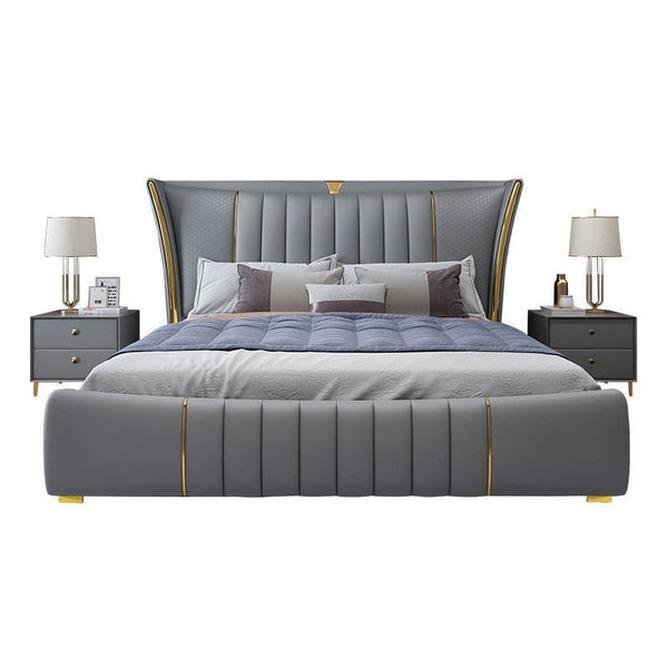 Relexo Upholstered Luxury Bed in Leatherette.