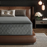 Premium Memory Foam Hybrid Mattress Cooling and Breathable By Luxe Maple - 10 Inches
