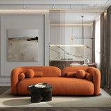 Barista Premium Sofa Set In Brooklyn - Luxe Maple Orange