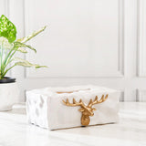 Tusk Tissue Box - Luxe Maple White