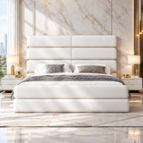Becton Luxury Upholstered Bed in Leatherette