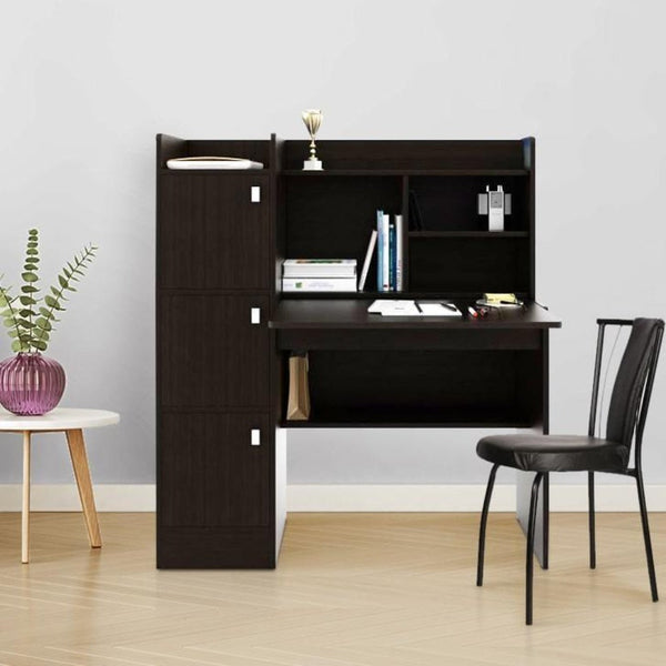 Roxy Study Table in Wenge Color - Luxe Maple