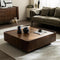 Dexter Luxury Center Table in Teak Wood | Designer Coffee Table - Luxe Maple