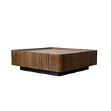 Dexter Luxury Center Table in Teak Wood | Designer Coffee Table - Luxe Maple