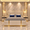 Dollar Luxury Upholstered Bed with Side Tables
