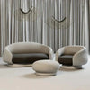 Mastro Premium Sofa Set in Suede Puff