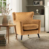 Rome Luxury Accent Chair In Suede