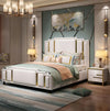 Luxter Premium Upholstered Bed in Leatherette