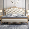 Paris Premium Upholstered Bed in Leatherette White