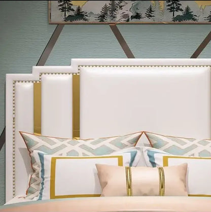 Luxter Premium Upholstered Bed in Leatherette