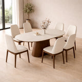 Haven Soldi Wood Dining Table Set - Luxe Maple