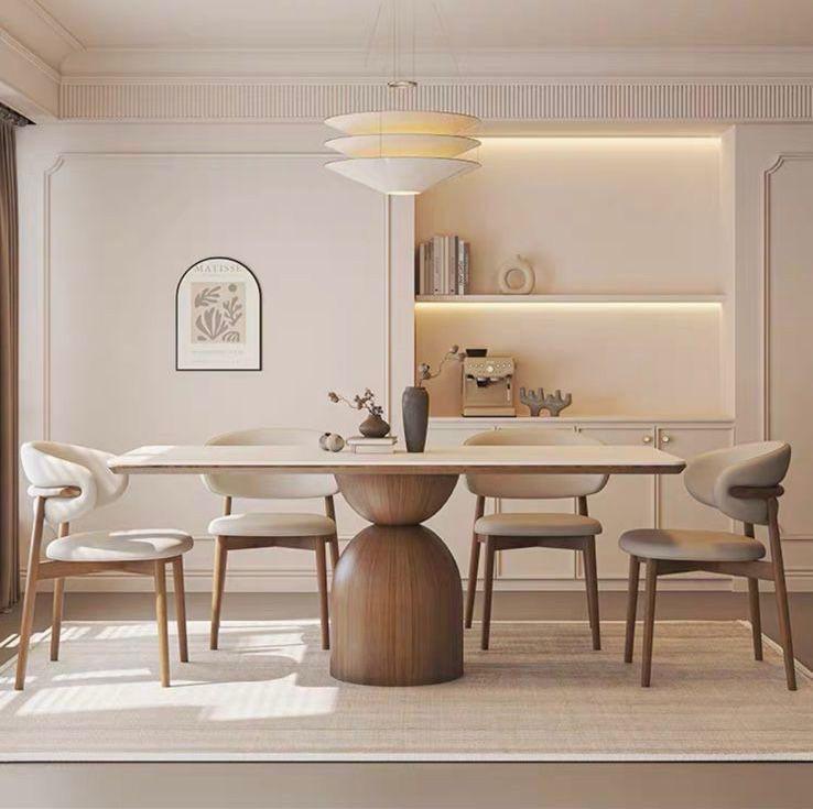 European Premium Dinning Table Set In Teak Wood