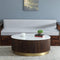 Kelly Luxury Center Table in Teak Wood | Designer Coffee Table - Luxe Maple