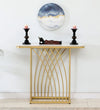 Kisco Console Table In Stainless Steel 304 - Luxe Maple