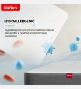 Kurlon 5 Inches Memory Foam Mattress - Luxe Maple