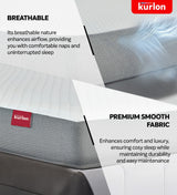 Kurlon 5 Inches Memory Foam Mattress - Luxe Maple
