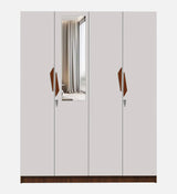 Lexus 4 Door Wardrobe In White & Walnut - Luxe Maple