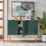 Strips Luxury Chest of Drawer in PU Polish