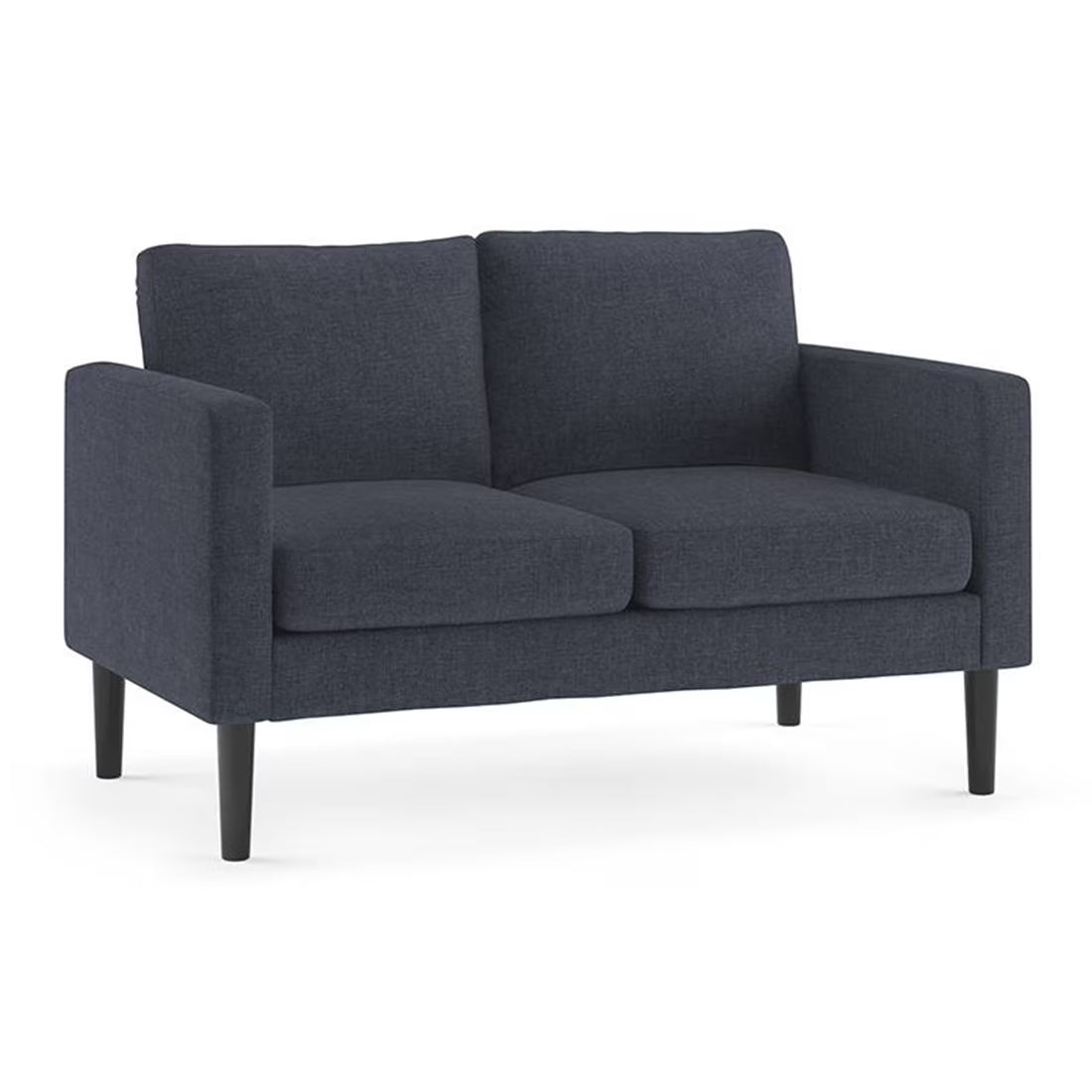 Lixer Straight Light Sofa Set in Suede - Luxe Maple
