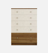 Magnum Chest Of Drawers In White - Luxe Maple