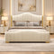 Mario Luxury Upholstered Bed in Leatherette | Modern Luxury Bed - Luxe Maple