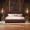 Milan Premium Upholstered Bed In Suede - Luxe Maple - Luxe Maple