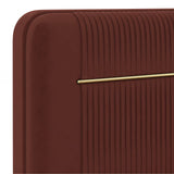 Milan Premium Upholstered Bed In Suede - Luxe Maple