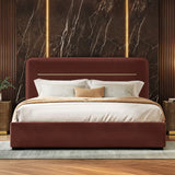 Milan Premium Upholstered Bed In Suede
