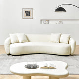 Nextra Curved Sofa Set In Suede - Luxe Maple 3+2+2 Seater