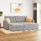Peacker Luxury 3 Seater Sofa Cum Bed In Grey