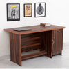 Amorini Study Table in Walnut Colour by Cupboard - Luxe Maple