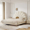 Romano Upholstered Non Storage Bed In Suede - Luxe Maple King Pro