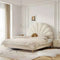 Romano Upholstered Non Storage Bed In Suede - Luxe Maple