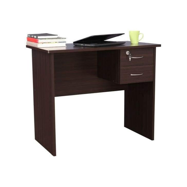Saucy Study Table in Wenge Color - Luxe Maple