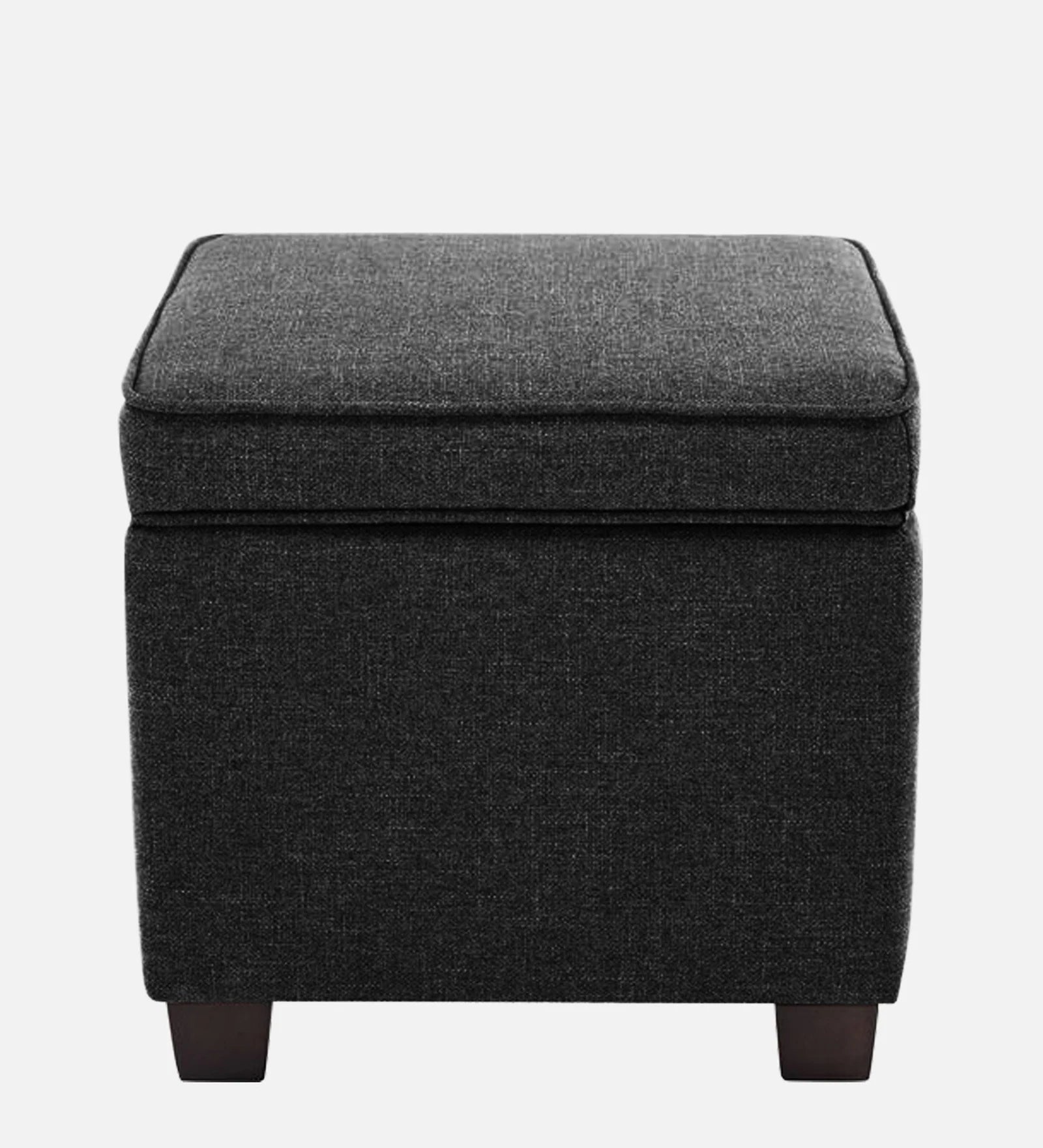 Sodo Ottoman With Storage In Fabric - Luxe Maple