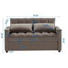 Kelvin Sofa Bed In Suede