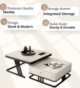 Umar Nesting Table In SS 304 - Luxe Maple