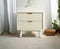 Uniline PU Polished Bedside Table - Luxe Maple