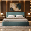 Vivo Luxury Upholstered Bed in Suede | Modern Designer Bed - Luxe Maple