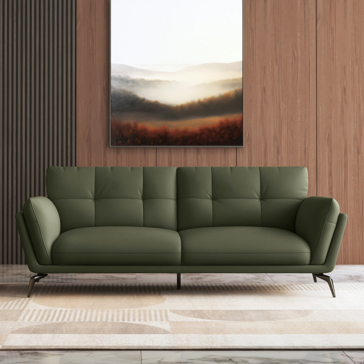 Volly Luxury Sofa Set In Leatherette