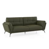 Volly Leatherette Sofa Set - Luxe Maple