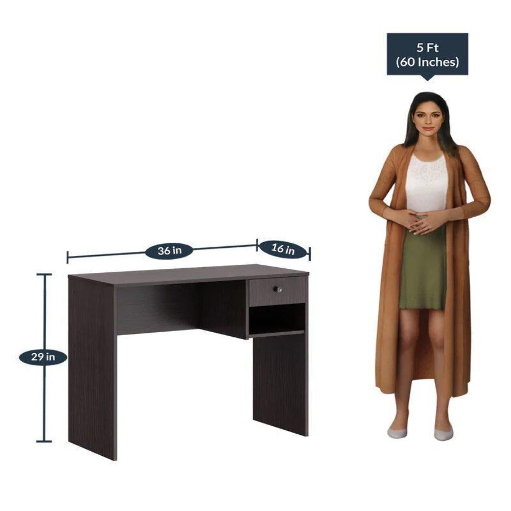 Golf Study Table in Wenge Color