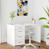 Class Apart Study Table in White Colour - Luxe Maple