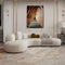 Buccky Luxury Sectional Sofa in Brooklyn Fabric - Luxe Maple