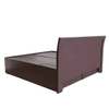 Ellis Wooden Bed with Storage in Brown Finish - Luxe Maple