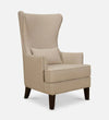 Volvo High Back Wing Chair In Silver Color